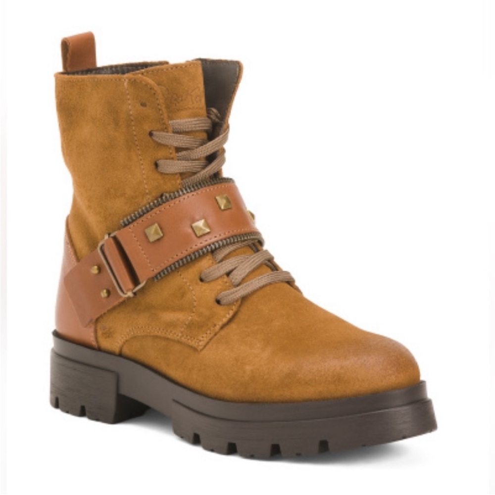 Drakart Brown Leather Ankle Boots Size 37